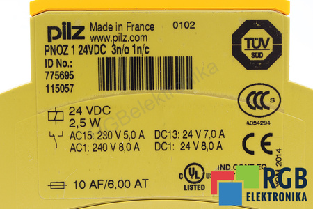 PNOZ1 PILZ 775695 RELEVO DE SEGURIDAD