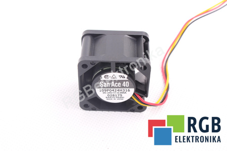 109P0424H316 SANYO DENKI SAN ACE 40 40X40X28MM, 24V VENTILADOR