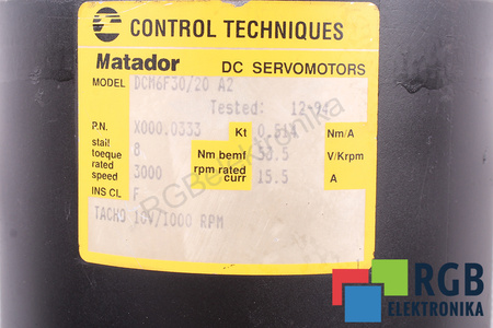 DCM6F30/20A2 CONTROL TECHNIQUES ESTATOR