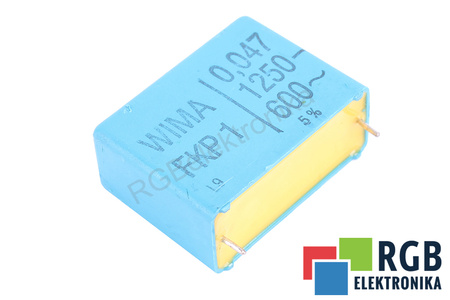 CONDENSADOR 0.047UF FKP1 WIMA 1250VDC, 600VAC