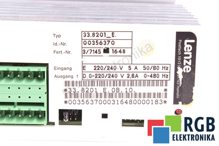 33.8201_E LENZE ID.-NR. 00356370