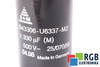 CONDENSADOR B43306-U6337-M2 S+M 25/070/56 330UF, 500VDC