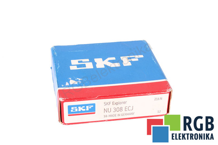 NU308ECJ SKF 9500RPM, 8000RPM, 40X90X23, 93KN, 78KN RODAMIENTO DE RODILLOS