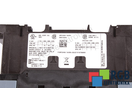 3RT2446-1AV00 SIEMENS SIRIUS CONTACTOR