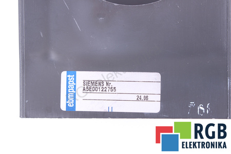 A5E00122755 SIEMENS BOLSILLO DEL VENTILADOR