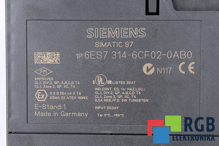 6ES7314-6CF02-0AB0 SIEMENS CPU314C-2 SIMATIC S7-300