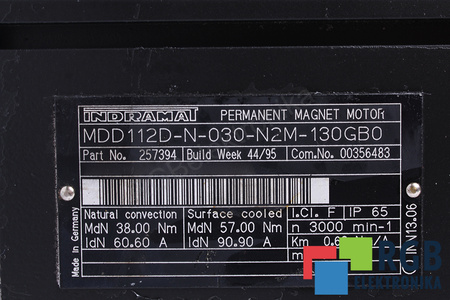 MDD112D-N-030-N2M-130GB0 INDRAMAT R911257394