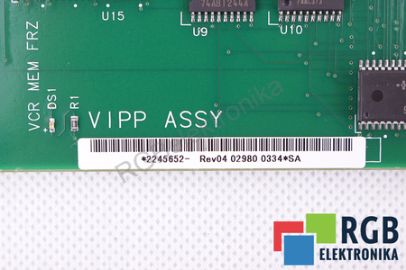 2245652 GE YOKOGAWA MEDICAL SYSTEMS GEYMS VIPP ASSY REV. 04 PARA LOGIQ 400 PRO SERIES