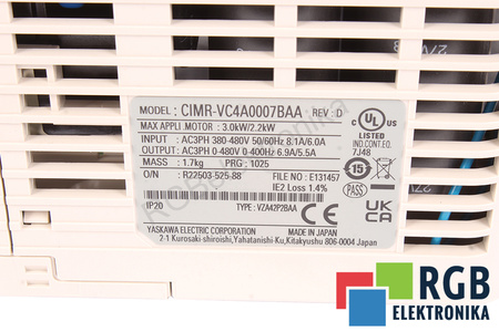 CIMR-VC4A0007BAA YASKAWA V1000