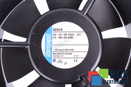 6224N EBM PAPST 24V VENTILADOR