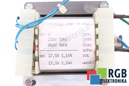 PRI 230-400V SEC 17.5V REICHENBACH TRANSFORMADOR