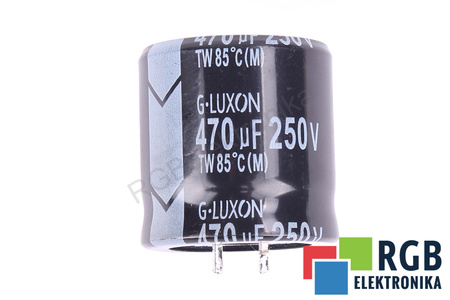 CONDENSADOR 470UF 250V TEAPO G-LUXON