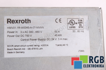 HMV01.1R-W0045-A-07-NNNN BOSCH REXROTH R911296725