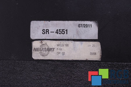 WPLS190 NEUGART I=25 ENGRANAJE