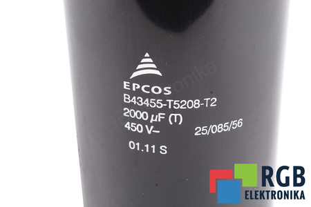 CONDENSADOR B43455-T5208-T2 EPCOS 2000UF, 450V