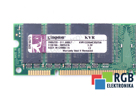 KVR133X64C3Q/256 KINGSTON 9905220-011.A00LF SDRAM 256MB