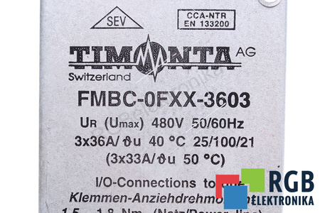 FMBC-0FXX-3603 TIMONTA FILTRO