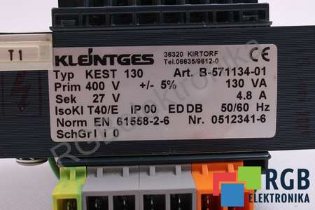 KEST130 KLEINTGES B-571134-01 TRANSFORMADOR