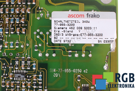 77-955-3200 ASCOM 4620085003.11 PARA PIEZAS