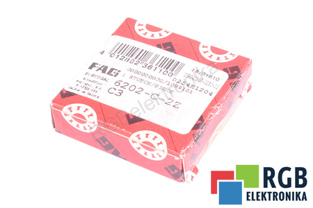 6202-C-2Z-C3 FAG 15X35X11 8.9KN, 3.75KN RODAMIENTO