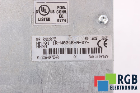 HMV01.1R-W0045-A-07-NNNN BOSCH REXROTH R911296725