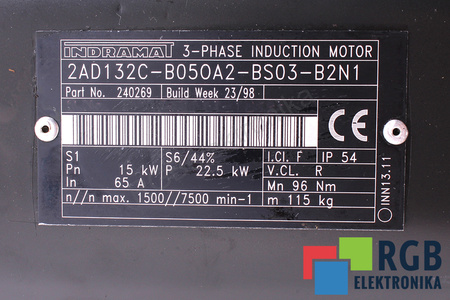 2AD132C-B05OA2-BS03-B2N1 INDRAMAT ESTATOR