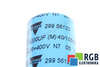 CONDENSADOR MAL229956122E3 VISHAY 1200UF, 400V, 35MM, 81MM