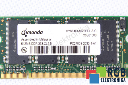 HYS64D64020HDL-6-C QIMONDA PC2700S-2533-1-A1