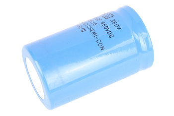 CONDENSADOR 1800UF 450VDC NIPPON 1800UF, 450V