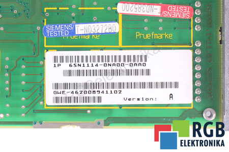 6SN1114-0NA00-0AA0 SIEMENS VERSION A SIMODRIVE 611 PARA PIEZAS