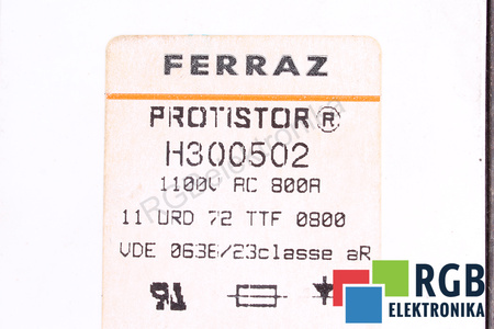 FUSIBLE H300502 FERRAZ 1100V, 800A