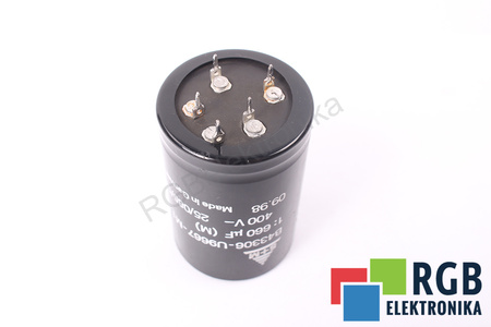 CONDENSADOR B43306-U9667-M1 S+M 25/085/56 660UF, 400VDC