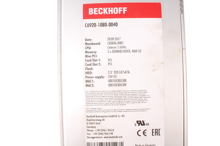 C6920-1080-0040 BECKHOFF