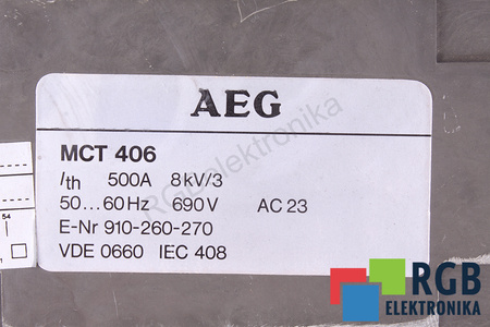 MCT406 AEG SECCIONADOR