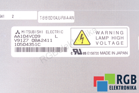 AA104VC09 MITSUBISHI ELECTRIC MATRIZ LCD