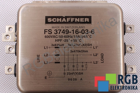 FS 3749-16-03-6 SCHAFFNER SUPRESOR
