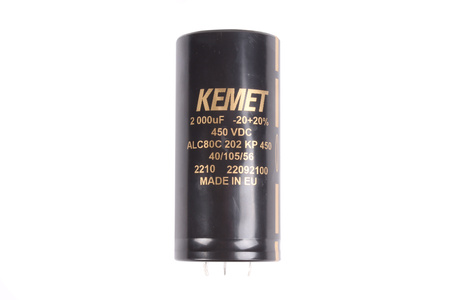CONDENSADOR ALC80C202KP450 KEMET 2000UF, 450V, 50MM, 110MM