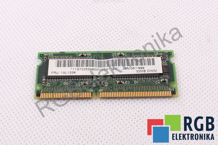 FRU 10L1226 NEC 4MS641F6JSST-A 32MB DIMM