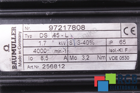 DS45-L BAUMÜLLER 1.7KW ESTATOR