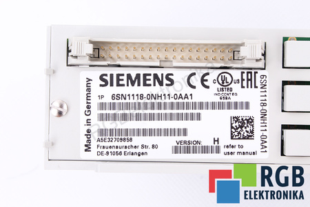 6SN1118-0NH11-0AA1 SIEMENS SIMODRIVE 611 PLACA DE CONTROL