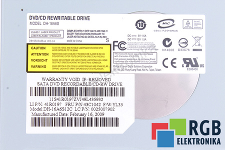 DH-16A6S LITE-ON DVD/CD ROM