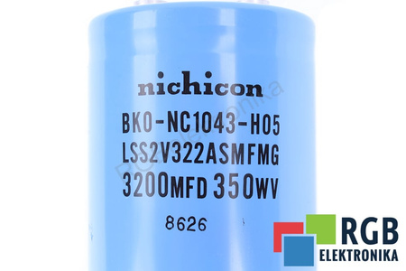 CONDENSADOR BK0-NC1043-H05 NICHICON 3200UF, 350V