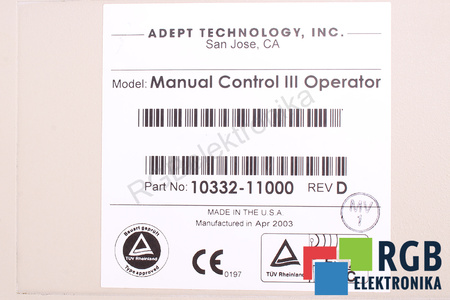 10332-11000 ADEPT TEACH PENDANT