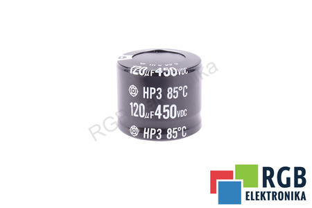 CONDENSADOR 120UF 450VDC HITACHI HP3