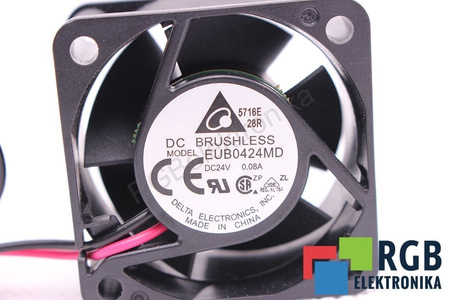 EUB0424MD DELTA 40X40X20MM, 24V VENTILADOR