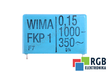 CONDENSADOR 0.15UF FKP1 WIMA 1000VDC, 350VAC