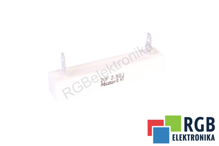 RESISTENCIA 2.5 OHM MICRON 64X12X12 2.5OHM, 20W