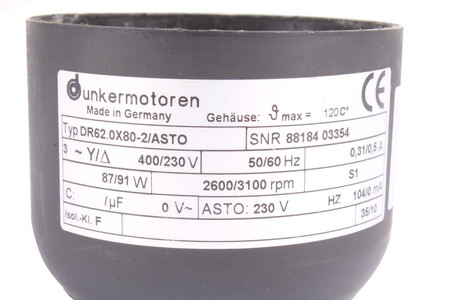 DR62.0X80-2 DUNKERMOTOREN PROTECTOR DE VENTILADOR