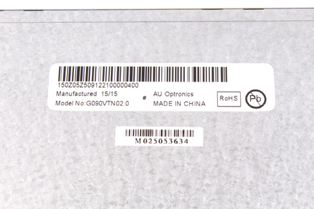 G090VTN02.0 AUO MATRIZ LCD