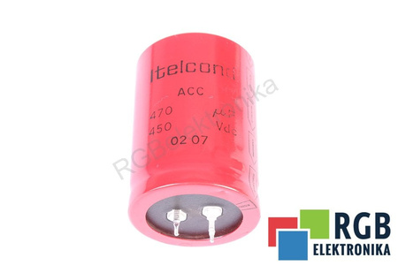 CONDENSADOR 470UF 450V ITELCOND
